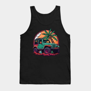 Jeep Sunset Tank Top